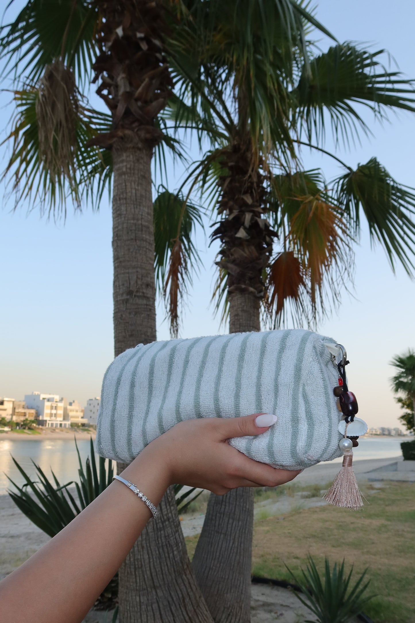 Terry Charm Pouch